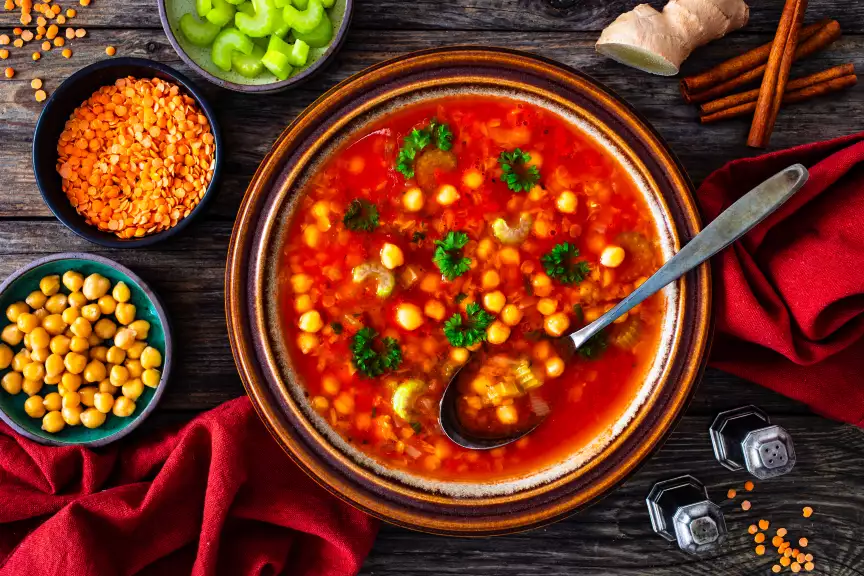 Harira-vegetable-soup
